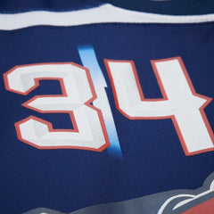 Hakeem Olajuwon Houston Rockets Unisex Maxxed Out Fashion Hockey Jersey Navy - NBA