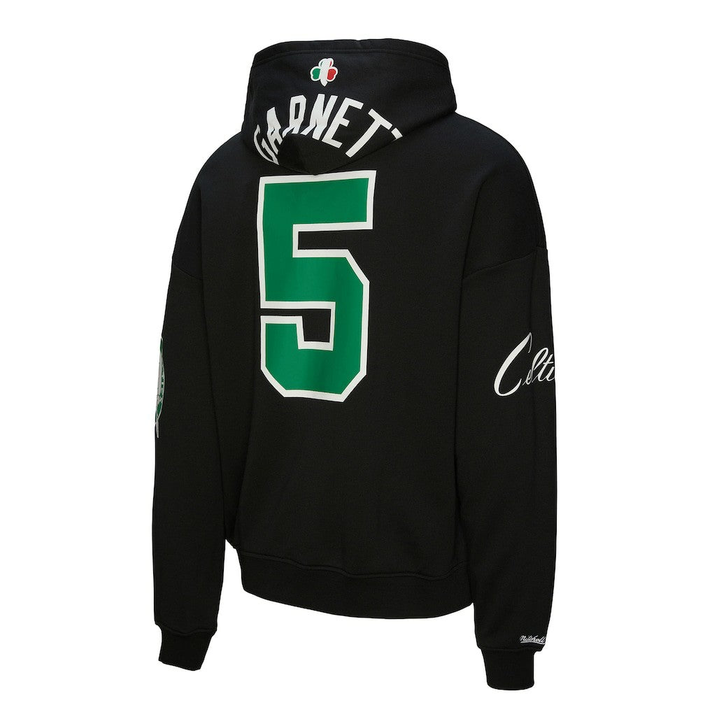 Kevin Garnett Boston Celtics Unisex Hardwood Classics Maxxed Out Full-Zip Hoodie Black - NBA
