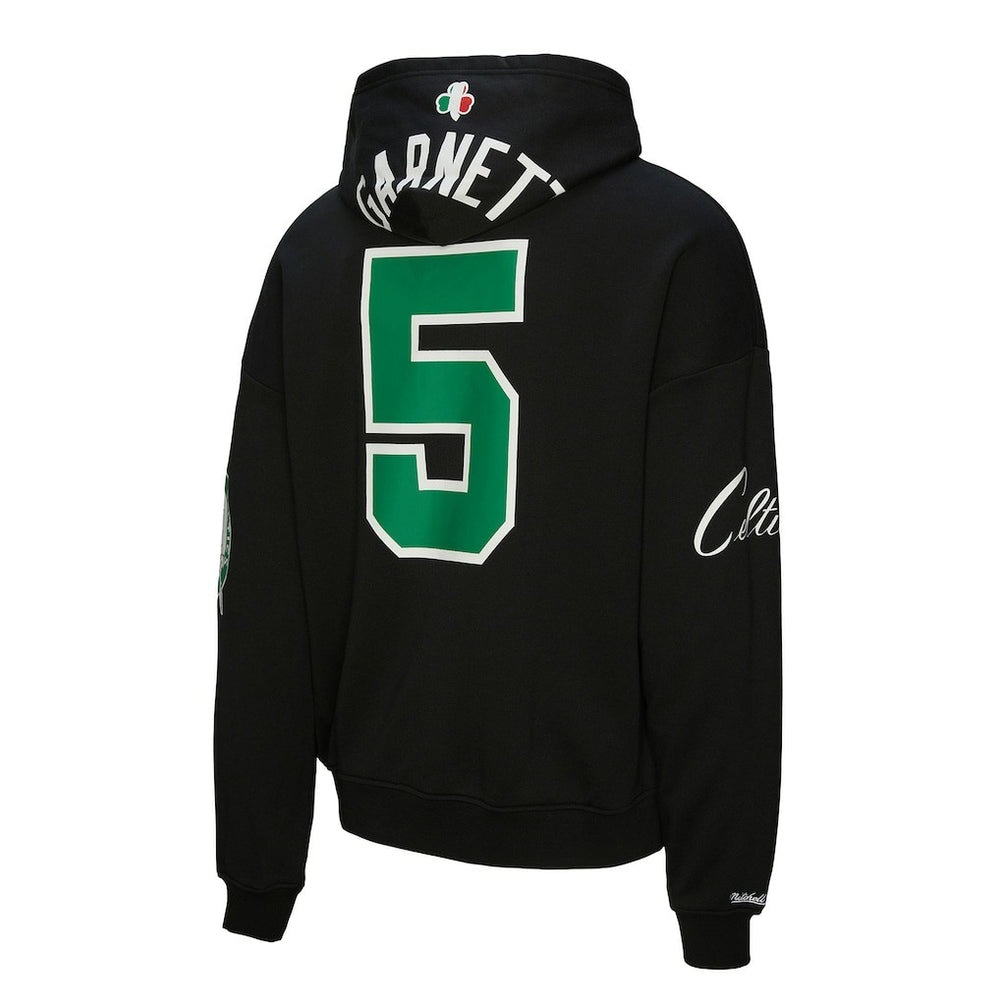 Kevin Garnett Boston Celtics Unisex Hardwood Classics Maxxed Out Full-Zip Hoodie Black - NBA