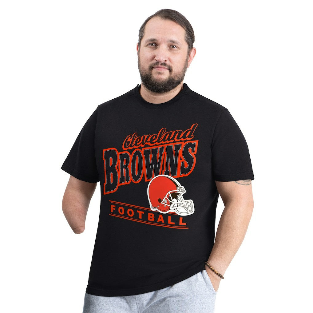 Cleveland Browns G-III Sports by Carl Banks Adaptive Headliner Graphic T-Shirt Black | NFL