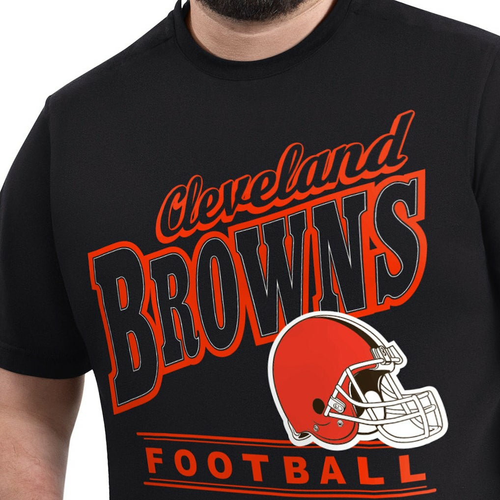 Cleveland Browns G-III Sports by Carl Banks Adaptive Headliner Graphic T-Shirt Black | NFL