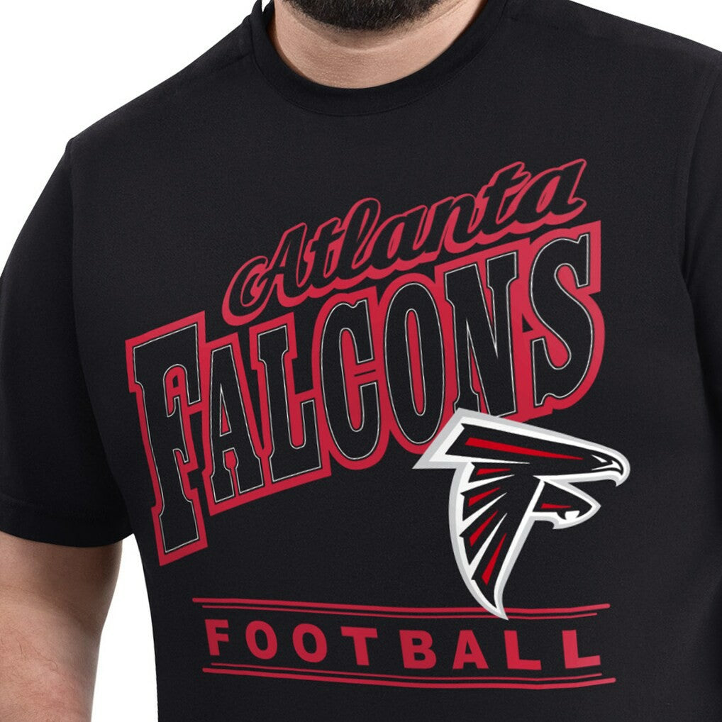 Atlanta Falcons G-III Sports by Carl Banks Adaptive Headliner Graphic T-Shirt Black | NFL