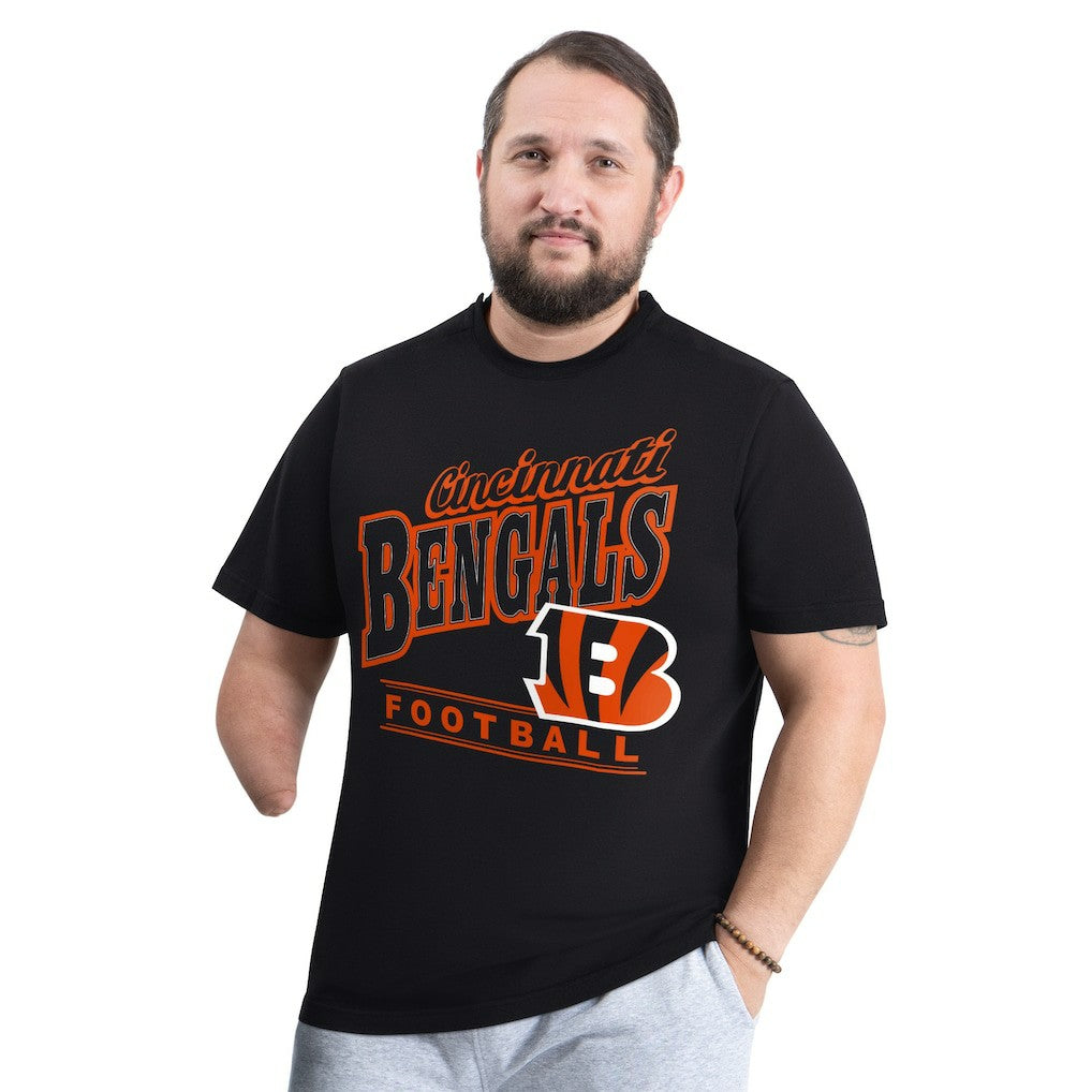 Cincinnati Bengals G-III Sports by Carl Banks Adaptive Headliner Graphic T-Shirt Black | NFL