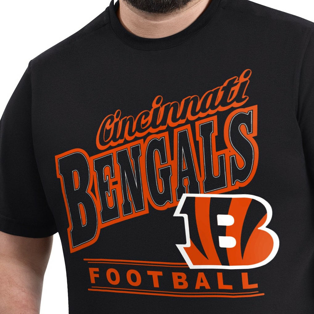 Cincinnati Bengals G-III Sports by Carl Banks Adaptive Headliner Graphic T-Shirt Black | NFL