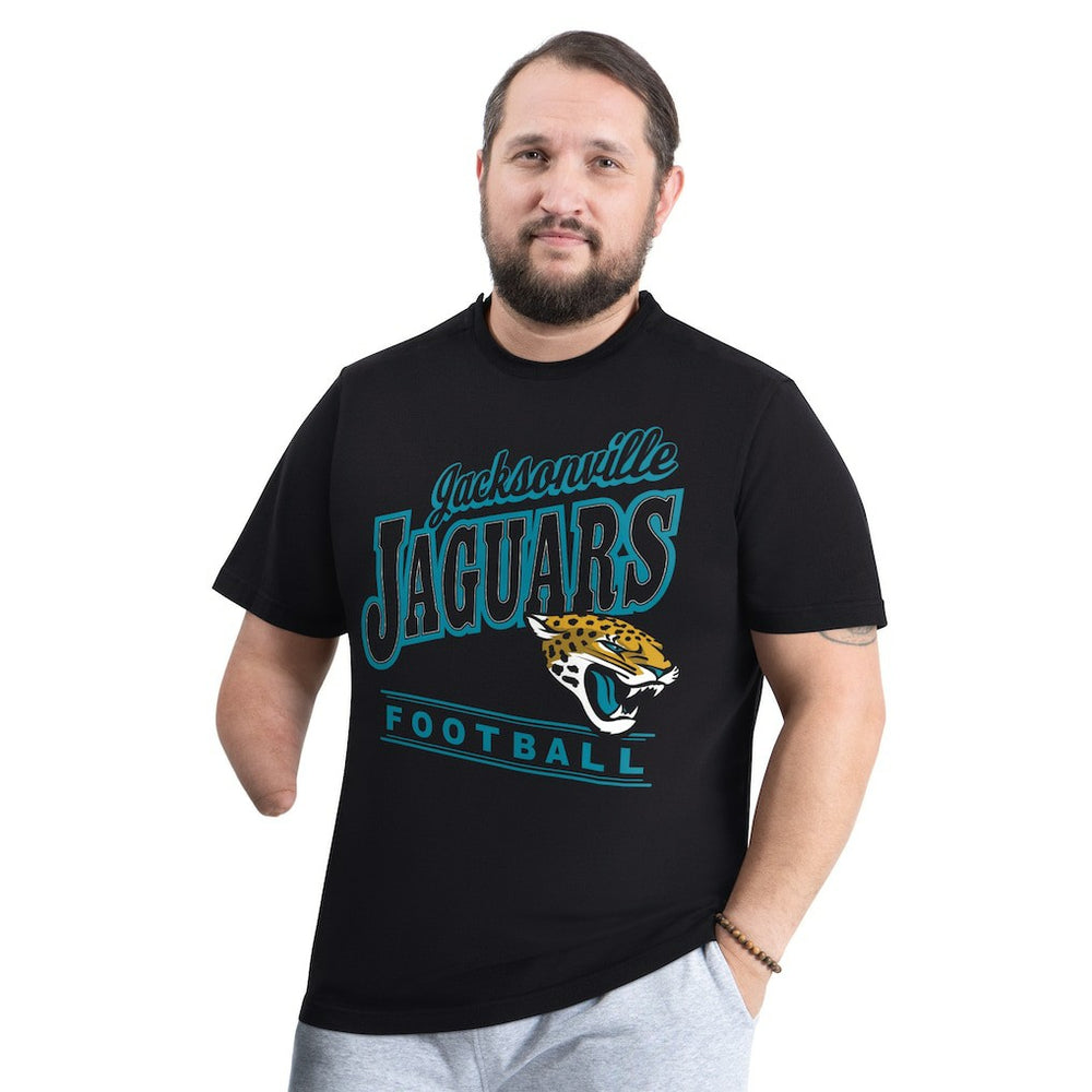 Jacksonville Jaguars G-III Sports by Carl Banks Adaptive Headliner Graphic T-Shirt Black | NFL