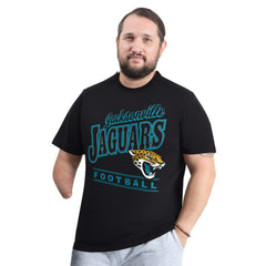 Jacksonville Jaguars G-III Sports by Carl Banks Adaptive Headliner Graphic T-Shirt Black | NFL
