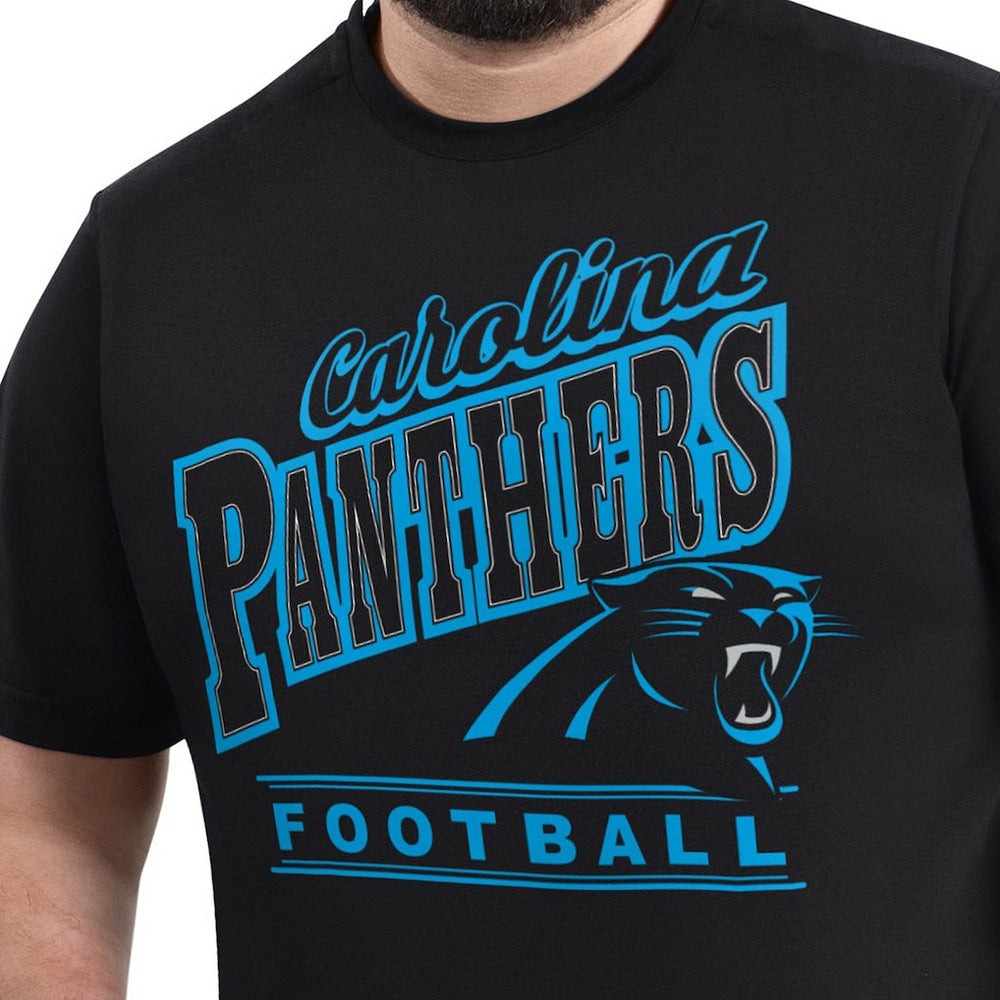 Carolina Panthers G-III Sports by Carl Banks Adaptive Headliner Graphic T-Shirt Black | NFL