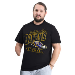 Baltimore Ravens G-III Sports by Carl Banks Adaptive Headliner Graphic T-Shirt Black | NFL
