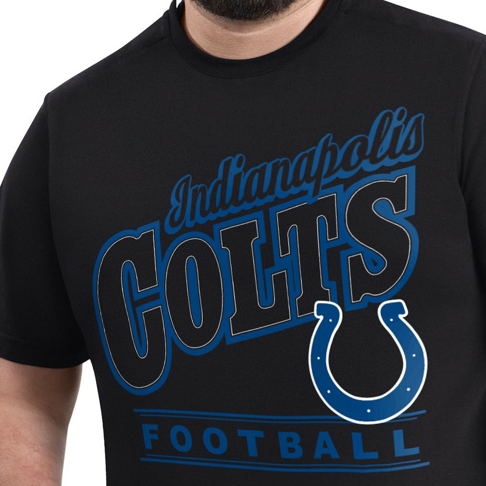 Indianapolis Colts G-III Sports by Carl Banks Adaptive Headliner Graphic T-Shirt Black | NFL