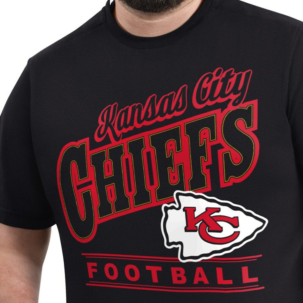 Kansas City Chiefs G-III Sports by Carl Banks Adaptive Headliner Graphic T-Shirt Black | NFL