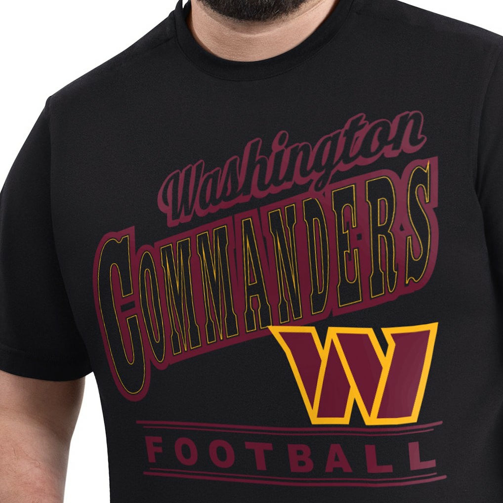 Washington Commanders G-III Sports by Carl Banks Adaptive Headliner Graphic T-Shirt Black | NFL