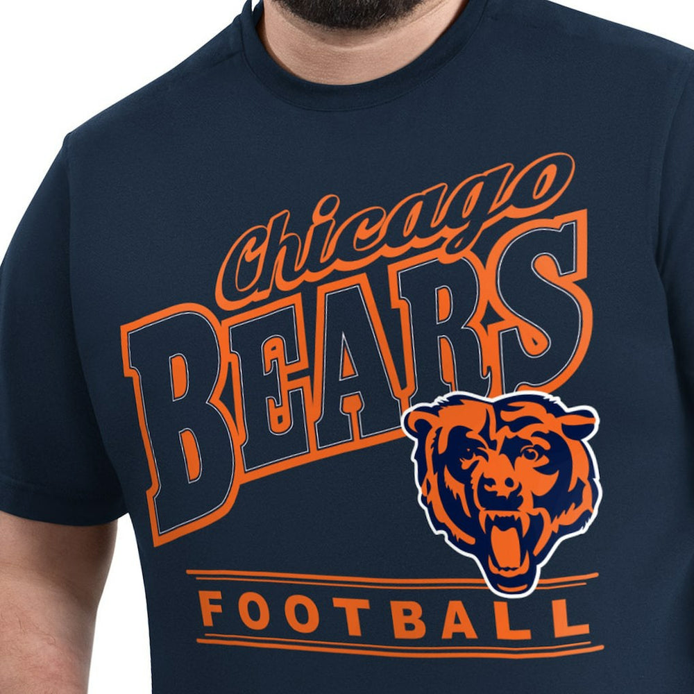Chicago Bears G-III Sports by Carl Banks Adaptive Headliner Graphic T-Shirt Navy | NFL
