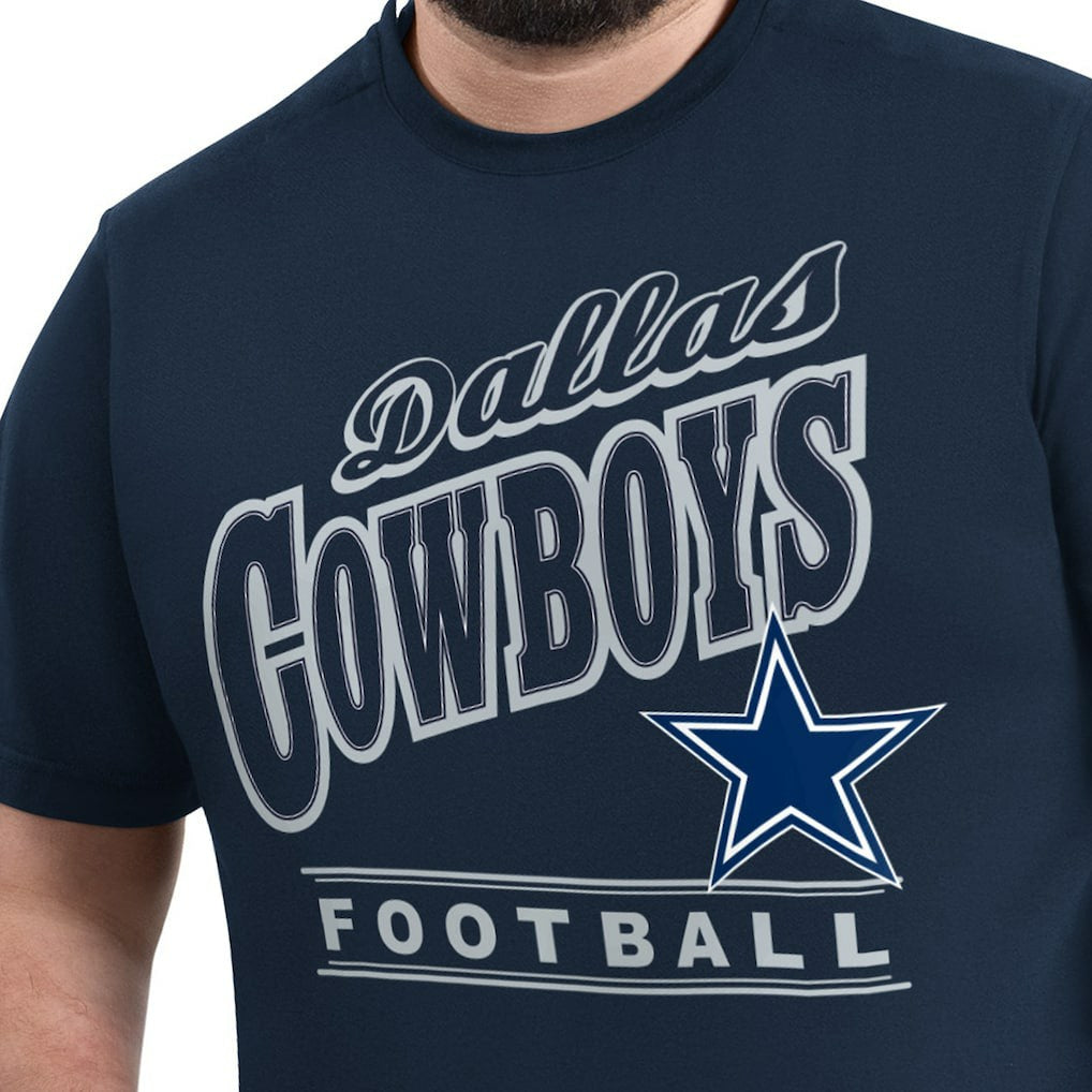 Dallas Cowboys G-III Sports by Carl Banks Adaptive Headliner Graphic T-Shirt Navy | NFL