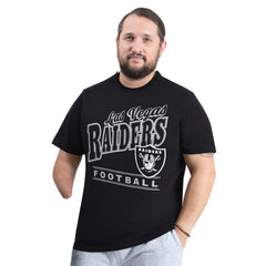 Las Vegas Raiders G-III Sports by Carl Banks Adaptive Headliner Graphic T-Shirt Black | NFL