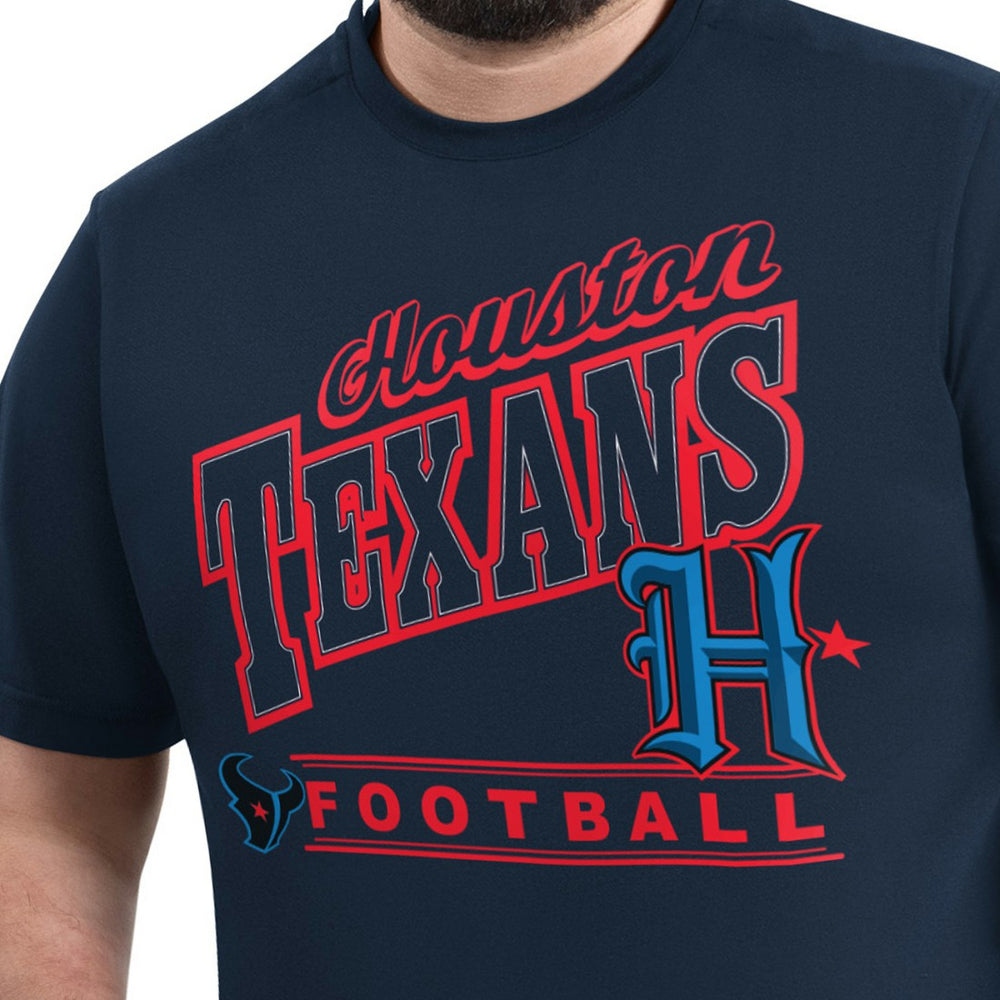 Houston Texans G-III Sports by Carl Banks Adaptive Headliner Graphic T-Shirt Navy | NFL