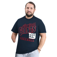 New York Giants G-III Sports by Carl Banks Adaptive Headliner Graphic T-Shirt Navy | NFL