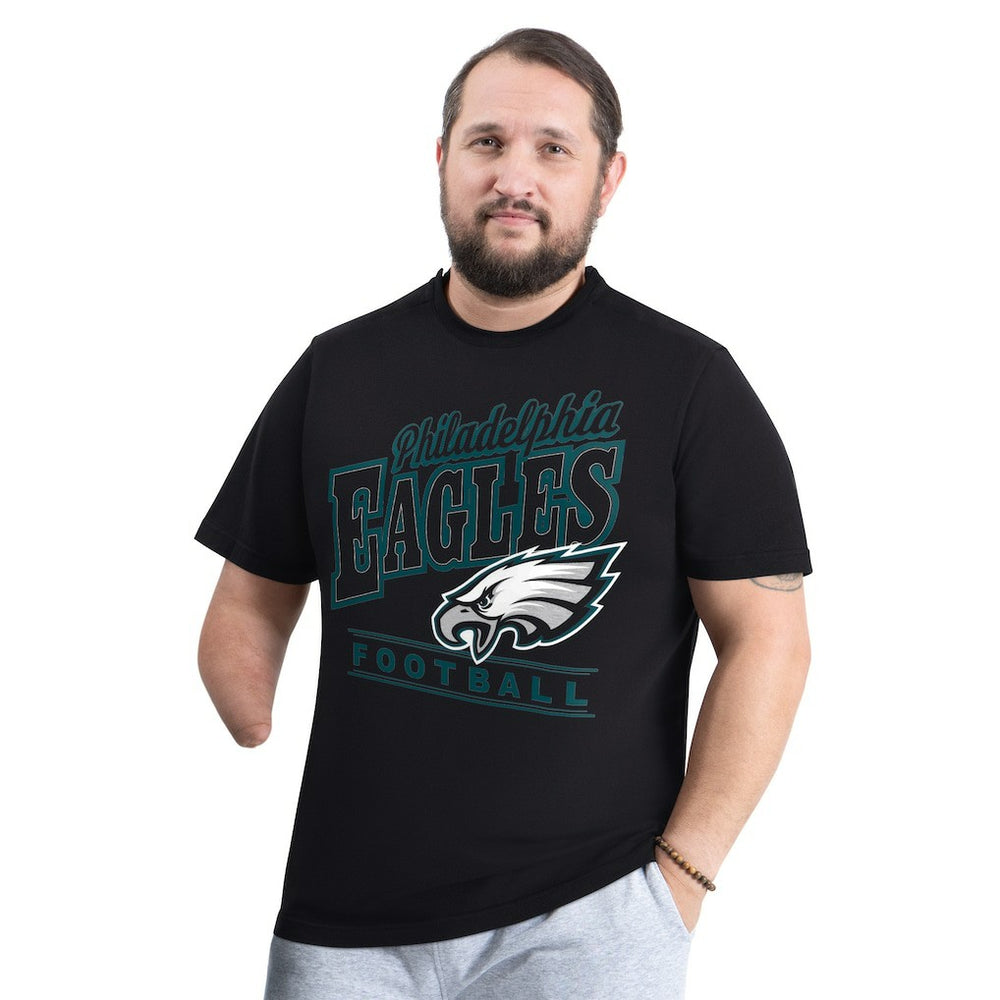 Philadelphia Eagles G-III Sports by Carl Banks Adaptive Headliner Graphic T-Shirt Black | NFL