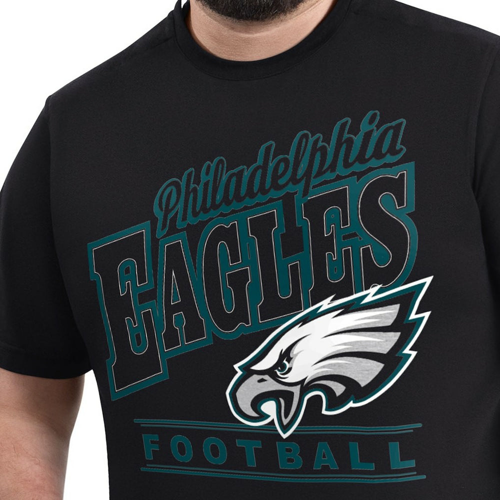 Philadelphia Eagles G-III Sports by Carl Banks Adaptive Headliner Graphic T-Shirt Black | NFL