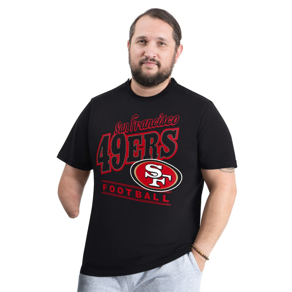San Francisco 49ers G-III Sports by Carl Banks Adaptive Headliner Graphic T-Shirt Black | NFL