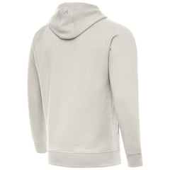New Jersey Devils Antigua Big Logo Victory Pullover Hoodie - Cream - NHL