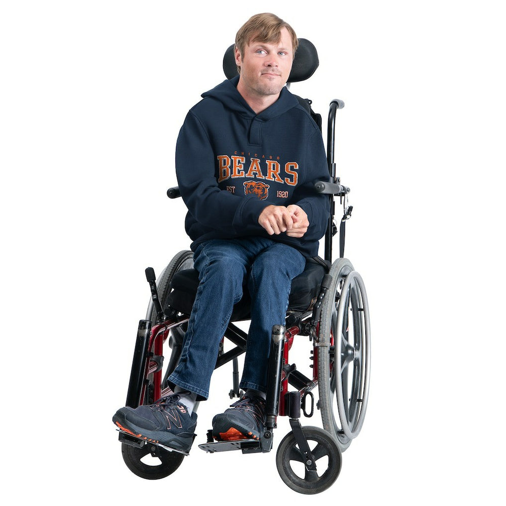 Chicago Bears G-III Sports by Carl Banks Adaptive Team Spirit Graphic Fleece Pullover Hoodie Navy | NFL