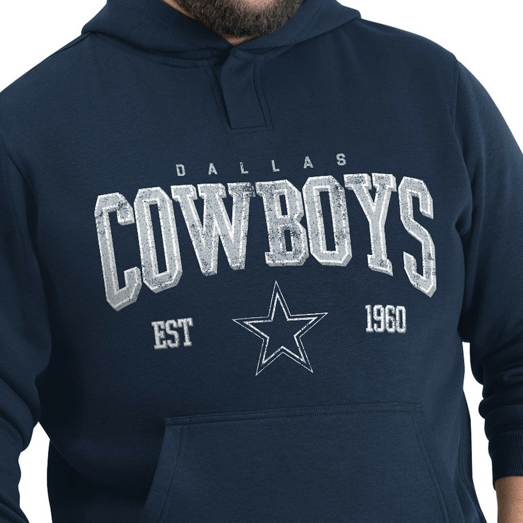 Dallas Cowboys G-III Sports by Carl Banks Adaptive Team Spirit Graphic Fleece Pullover Hoodie Navy | NFL