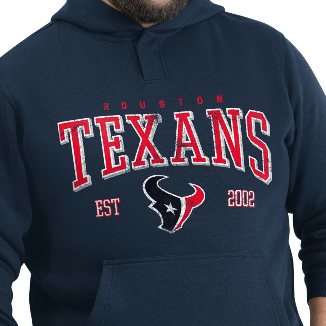 Houston Texans G-III Sports by Carl Banks Adaptive Team Spirit Graphic Fleece Pullover Hoodie Navy | NFL