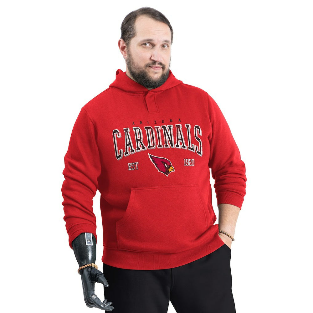 Arizona Cardinals G-III Sports by Carl Banks Adaptive Team Spirit Graphic Fleece Pullover Hoodie Cardinal | NFL