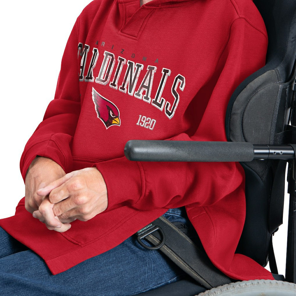 Arizona Cardinals G-III Sports by Carl Banks Adaptive Team Spirit Graphic Fleece Pullover Hoodie Cardinal | NFL