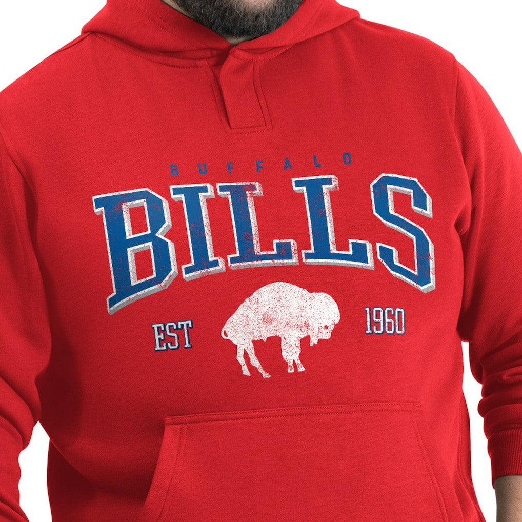 Buffalo Bills G-III Sports by Carl Banks Adaptive Team Spirit Graphic Fleece Pullover Hoodie Red | NFL