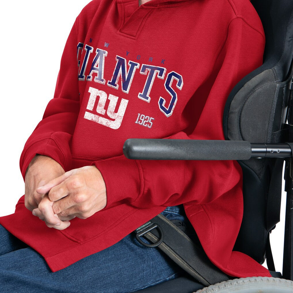 New York Giants G-III Sports by Carl Banks Adaptive Team Spirit Graphic Fleece Pullover Hoodie Red | NFL