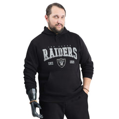 Las Vegas Raiders G-III Sports by Carl Banks Adaptive Team Spirit Graphic Fleece Pullover Hoodie Black | NFL