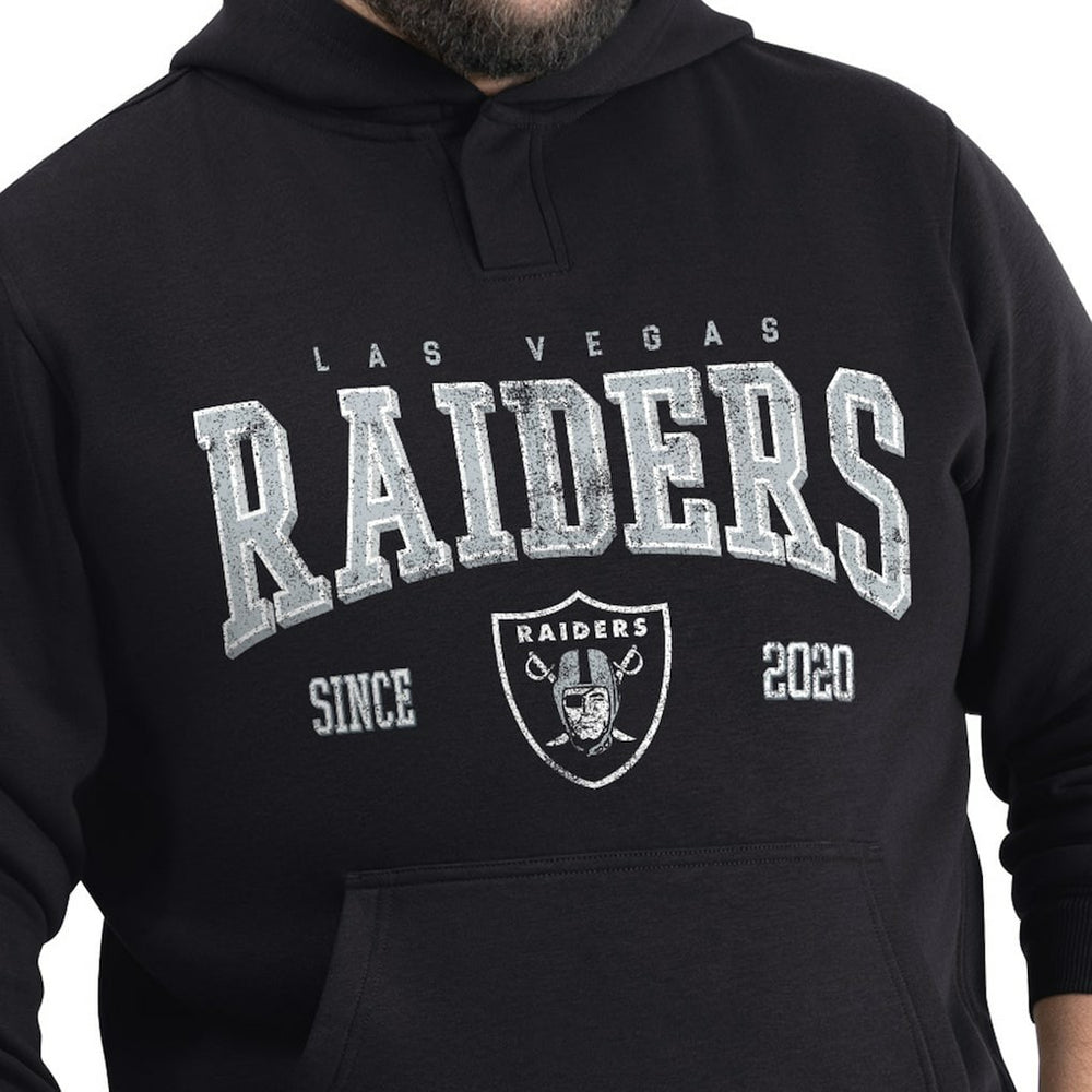 Las Vegas Raiders G-III Sports by Carl Banks Adaptive Team Spirit Graphic Fleece Pullover Hoodie Black | NFL