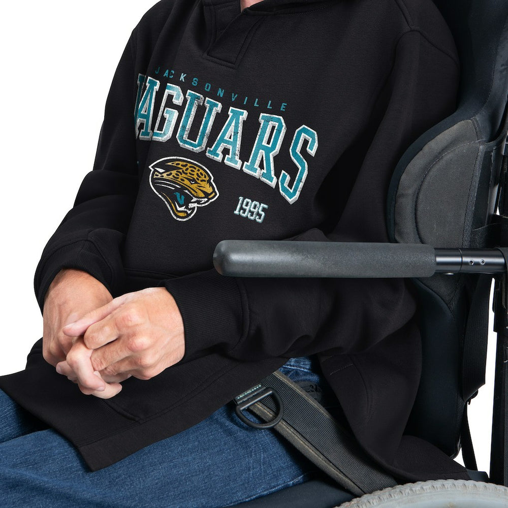 Jacksonville Jaguars G-III Sports by Carl Banks Adaptive Team Spirit Graphic Fleece Pullover Hoodie Black | NFL