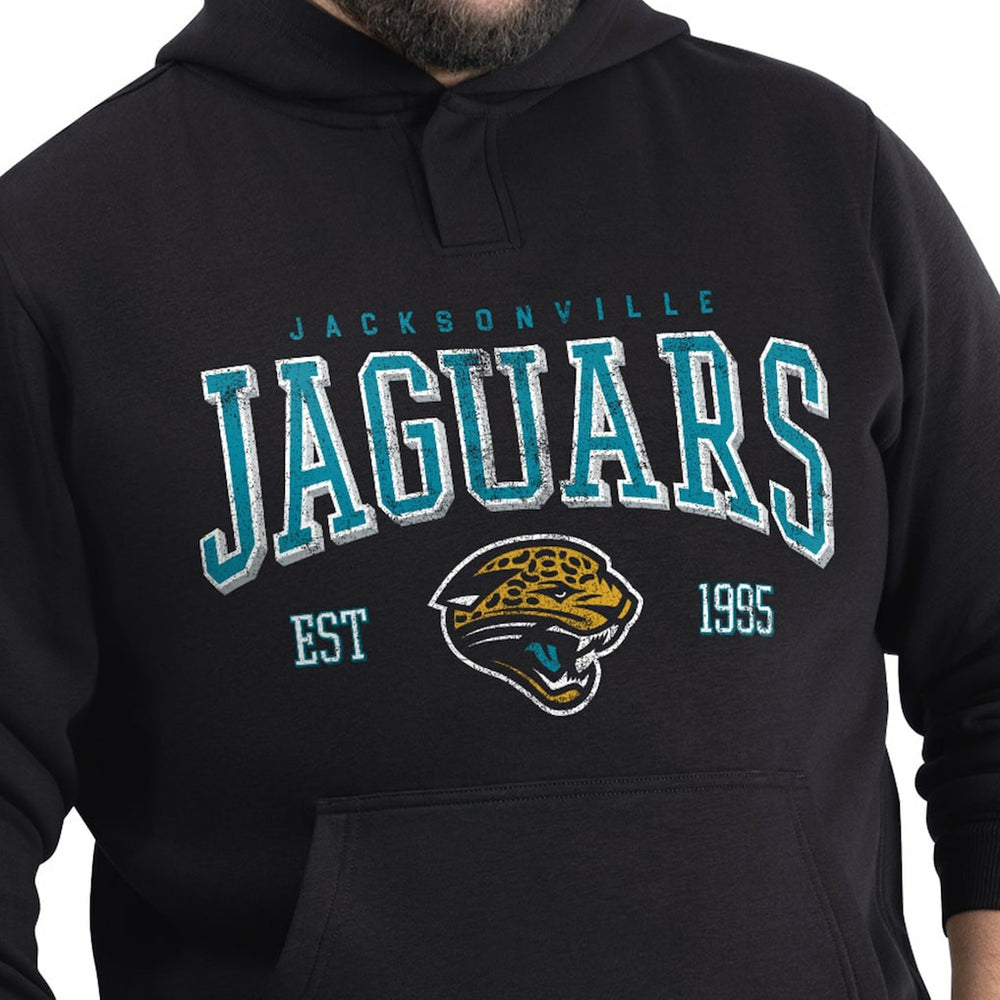 Jacksonville Jaguars G-III Sports by Carl Banks Adaptive Team Spirit Graphic Fleece Pullover Hoodie Black | NFL
