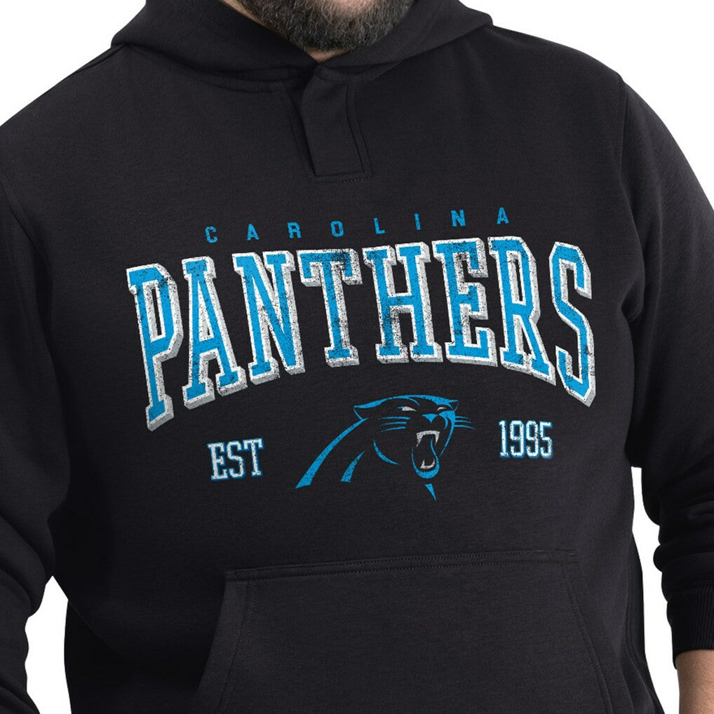 Carolina Panthers G-III Sports by Carl Banks Adaptive Team Spirit Graphic Fleece Pullover Hoodie Black | NFL