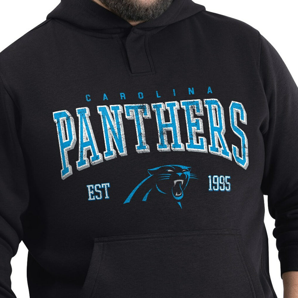 Carolina Panthers G-III Sports by Carl Banks Adaptive Team Spirit Graphic Fleece Pullover Hoodie Black | NFL