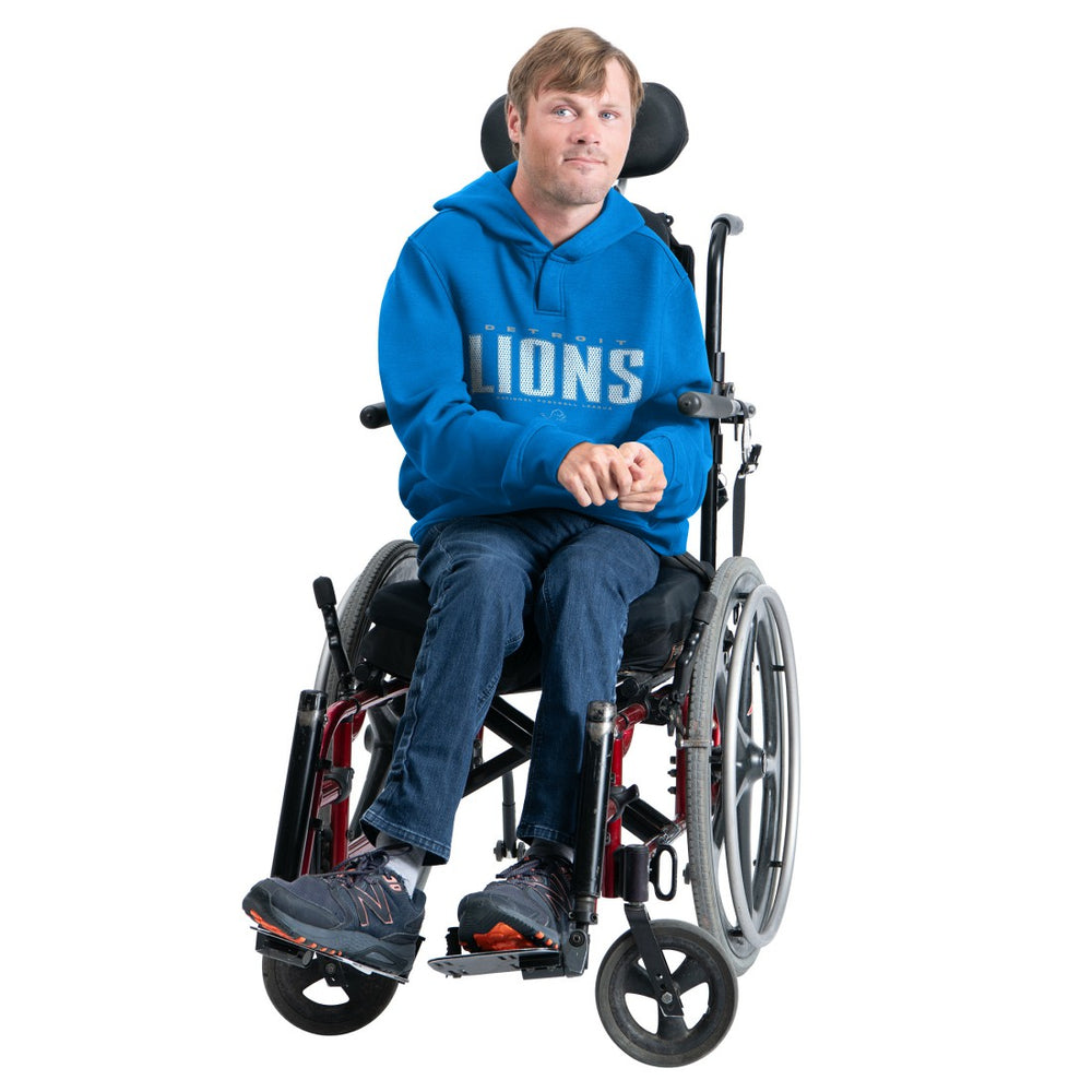 Detroit Lions G-III Sports by Carl Banks Adaptive Mesh Effect Team Graphic Fleece Pullover Hoodie Royal | NFL
