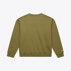 New York Knicks Women's Lightweight Script Sweatshirt Olive - NBA