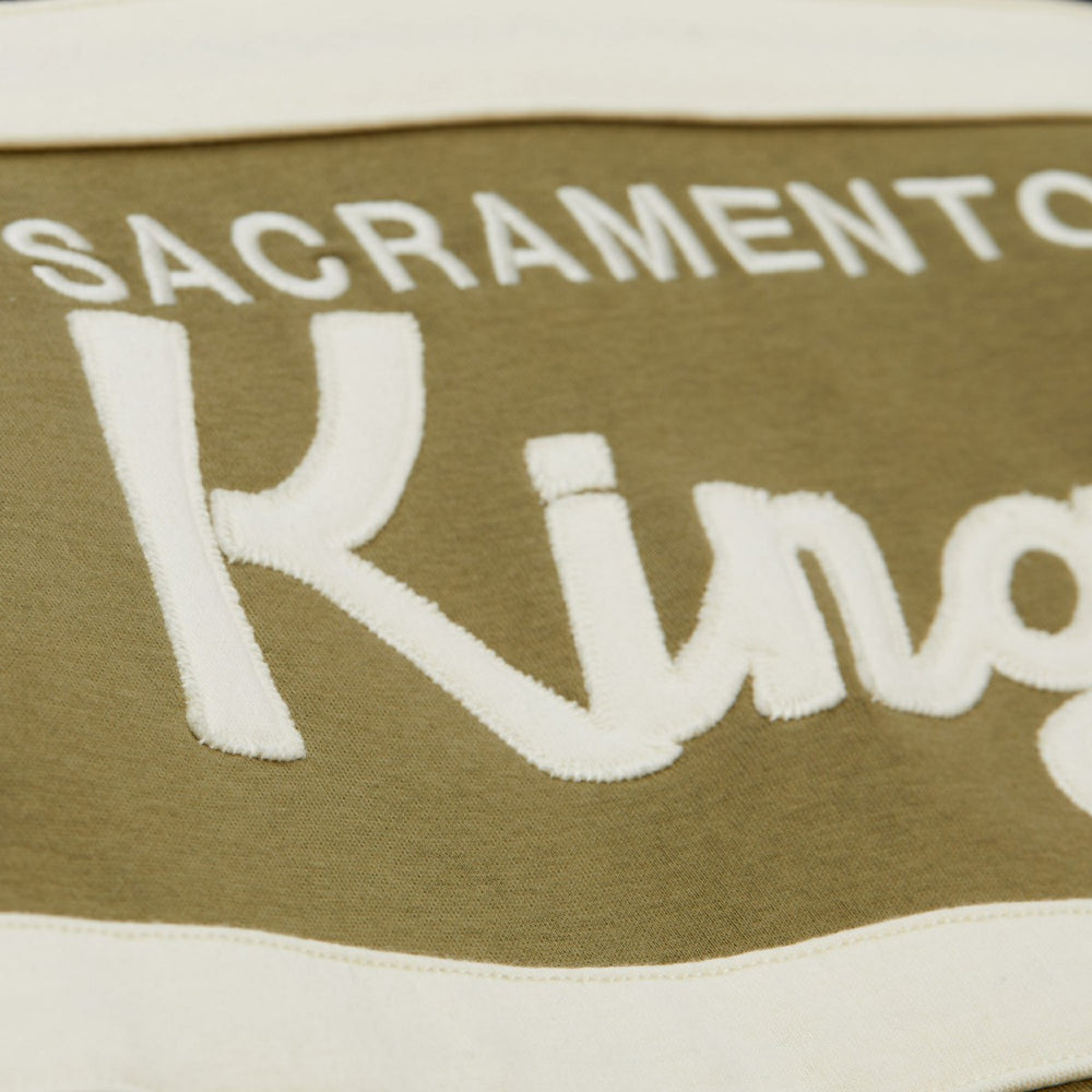 Sacramento Kings Double Clutch Head Coach Hoodie Olive/Black - NBA