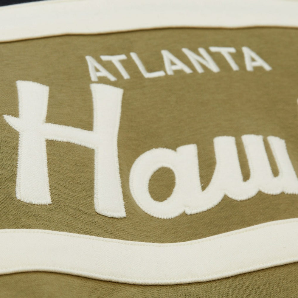Atlanta Hawks Double Clutch Head Coach Hoodie Olive/Black - NBA