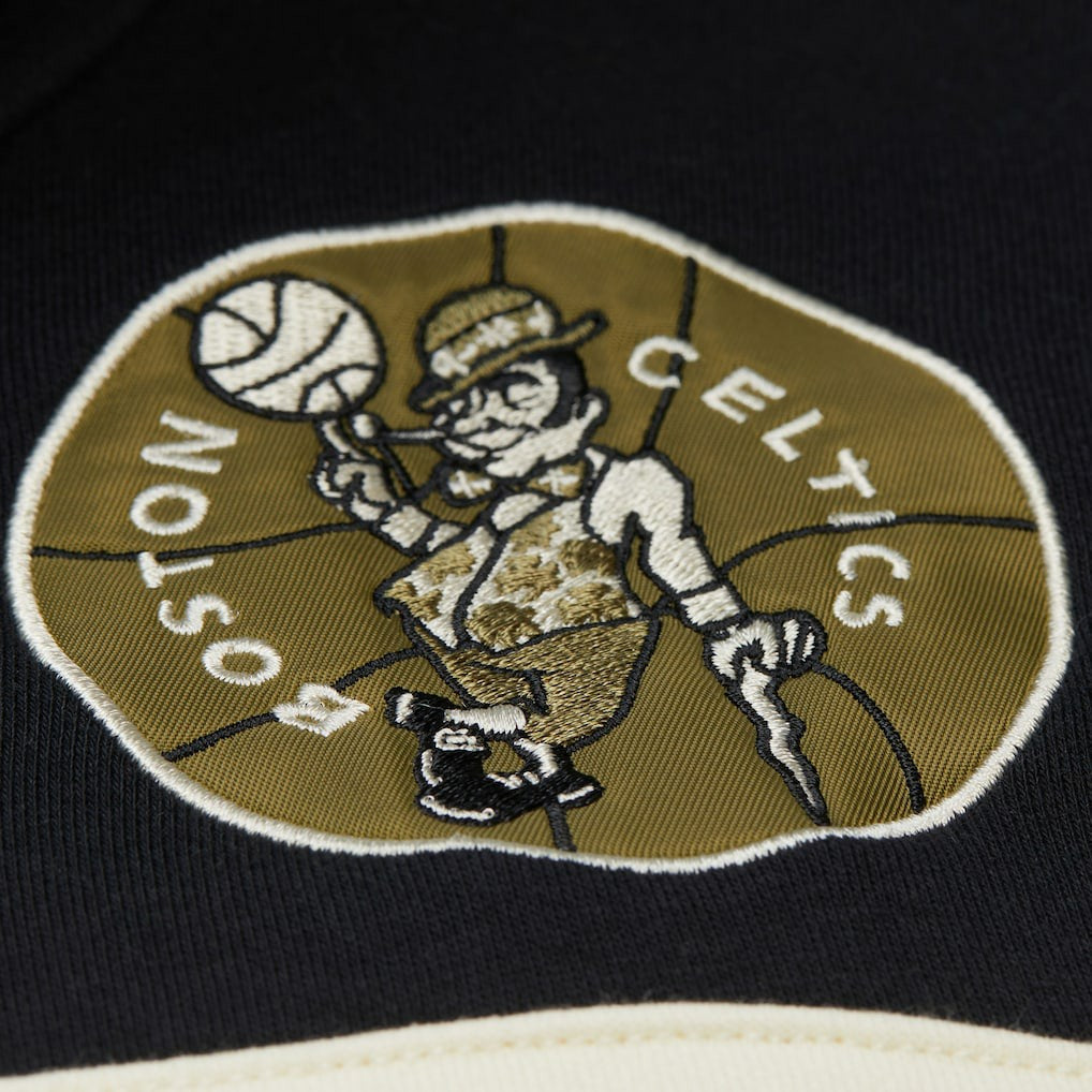 Boston Celtics Double Clutch Head Coach Hoodie Olive - NBA