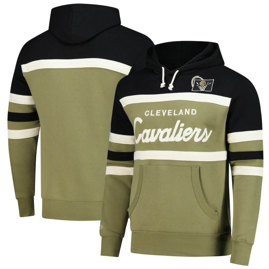 Cleveland Cavaliers Double Clutch Head Coach Hoodie Olive/Black - NBA