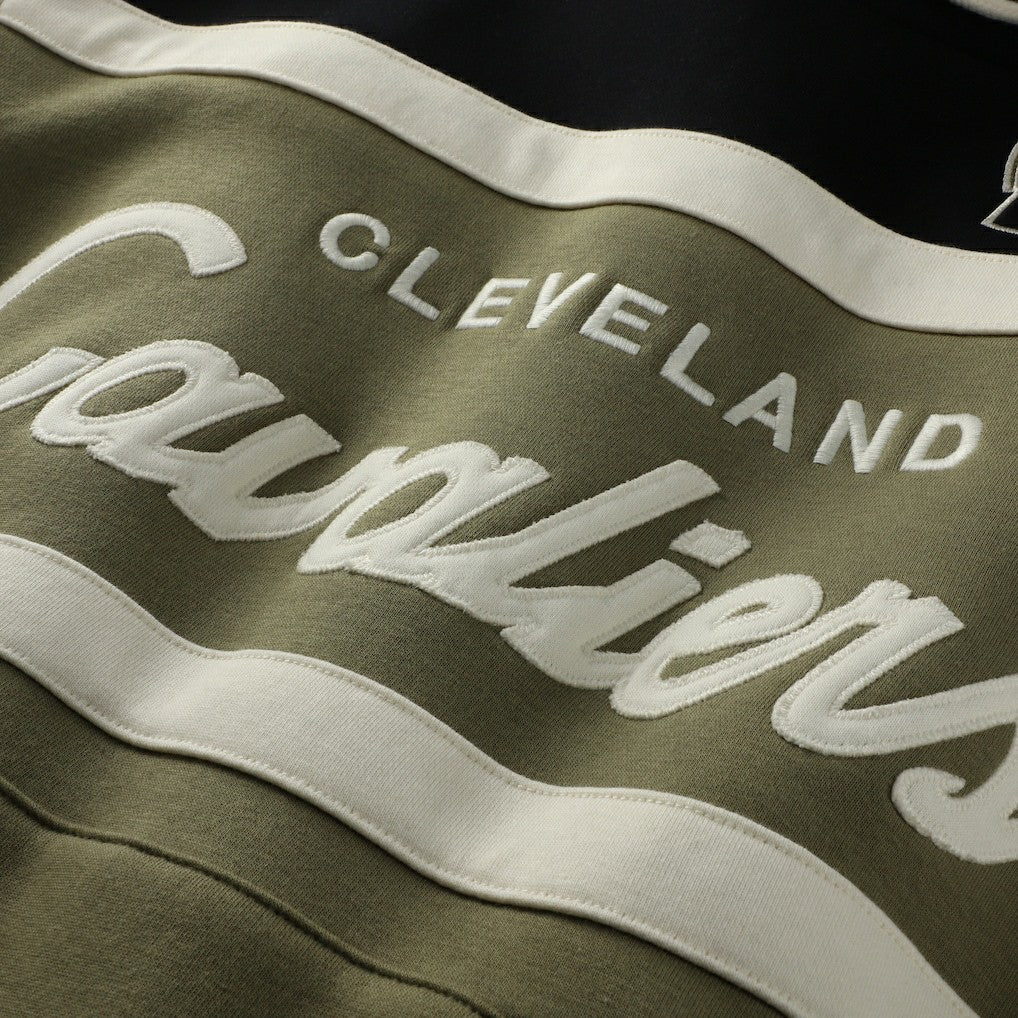 Cleveland Cavaliers Double Clutch Head Coach Hoodie Olive/Black - NBA