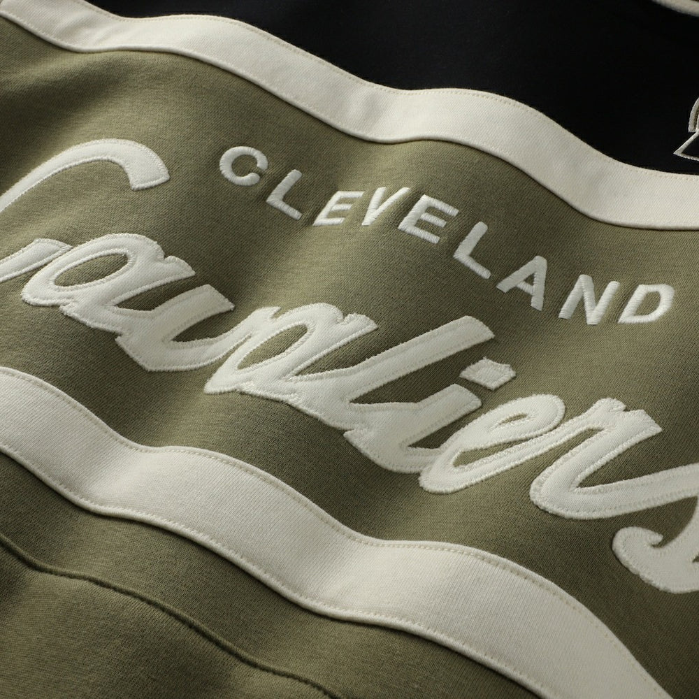 Cleveland Cavaliers Double Clutch Head Coach Hoodie Olive/Black - NBA