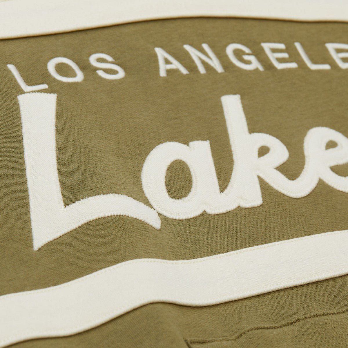 Los Angeles Lakers Double Clutch Head Coach Hoodie Olive/Black - NBA
