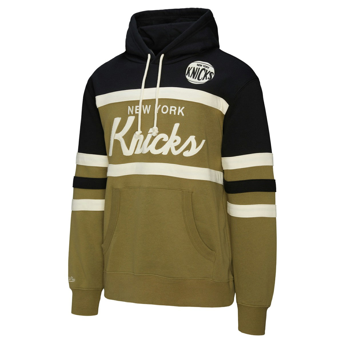 New York Knicks Double Clutch Head Coach Hoodie Olive/Black - NBA