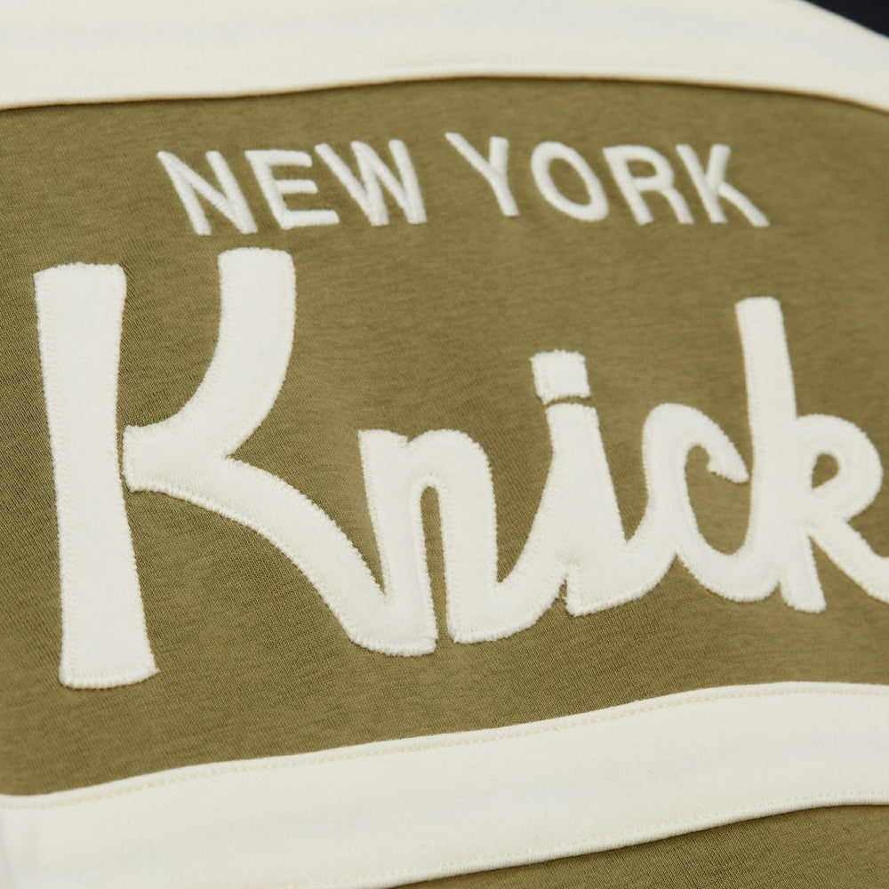 New York Knicks Double Clutch Head Coach Hoodie Olive/Black - NBA