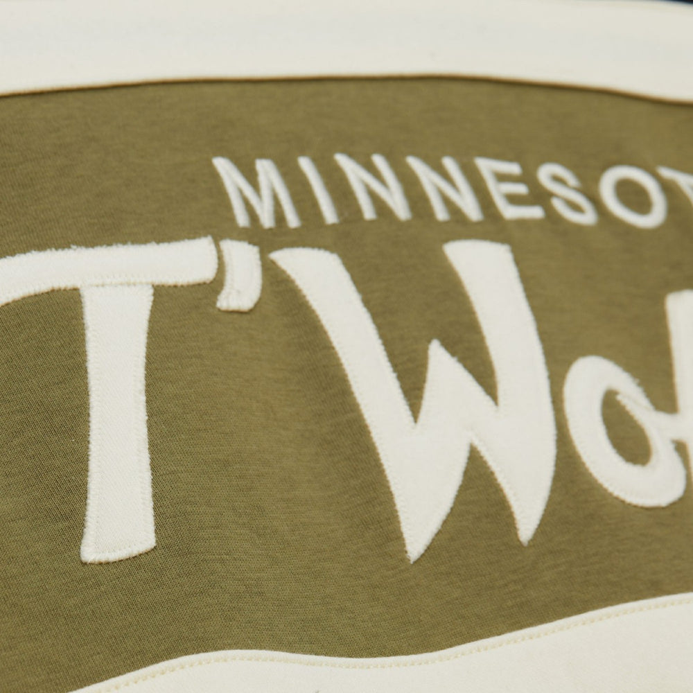 Minnesota Timberwolves Double Clutch Head Coach Hoodie Olive/Black - NBA