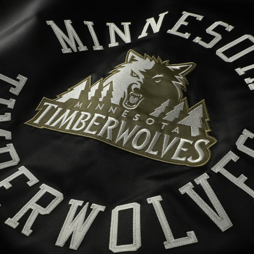 Minnesota Timberwolves Double Clutch Head Coach Hoodie Olive/Black - NBA